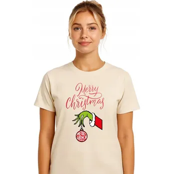 Podprsenka Tričko Merry Grinch Mas Béžové S