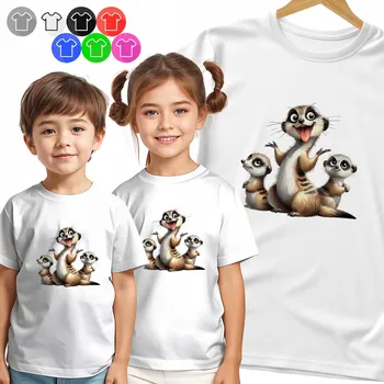 DĚTSKÉ TRIČKO T-SHIRT - SURIKATA – RODINKA PRO DĚTI VZOR - L