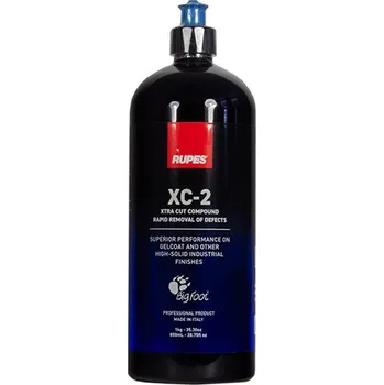 Autokosmetika RUPES XC-2 XTRA CUT COMPOUND, 1 000 ml - profesionální lešticí pasta pro rychlé odstranění defektů z gelcoatů a tvrdých laků