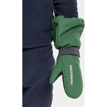 Rukavice Dětské lyžařské rukavice Didriksons BIGGLES MITTEN 505032 zelená 79X, vel. 8-10 let