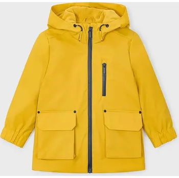 Dívčí bunda Dětská bunda Mayoral žlutá barva, 4429 4429.5A.Mini.9BYA 18X, vel. 140