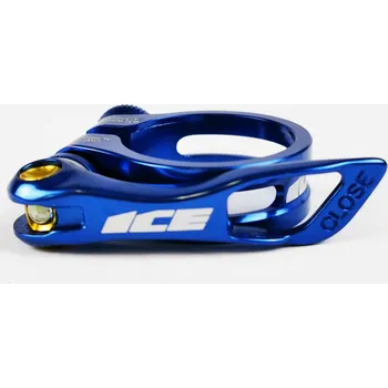 Sedlovka Objímka sedlovky ICE Clamp modrá