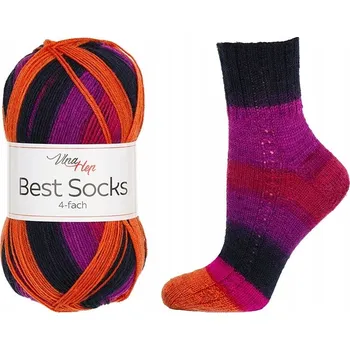 Příze Ponožky Vlna-Hep Socks Best 4-fach 7721