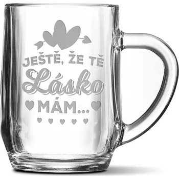 Sklenice Sablio Půllitr Ještě, že tě lásko mám: 0,5