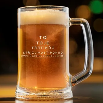 Sklenice Dekorant, Půllitr k 50. narozeninám