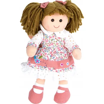 Panenka Měkká panenka na mazlení Zosia, výška 38 cm, tmavé vlasy
