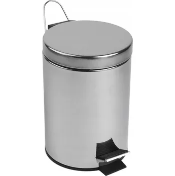 Odpadkový koš Odpadkový koš Karl Hausmann 3 l černý, odstíny šedé a stříbrná