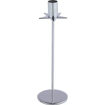 Svícen Butlers STARLET Svícen na dlouhou svíčku 26 cm - stříbrná