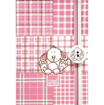 Blok Zápisník A6 s hladkými listy Make Notes, 120 listů