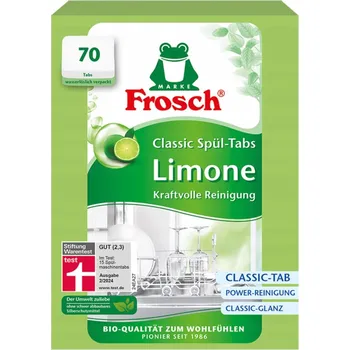 Tableta do myčky FROSCH TABLETY/KAPSLE DO MYČKY NÁDOBÍ CLASSIC LIMETKA 70 ks z Německa DE
