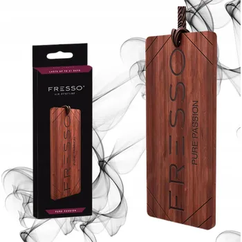 Vůně do auta Fresso Dřevěný vonný přívěsek Pure Passion