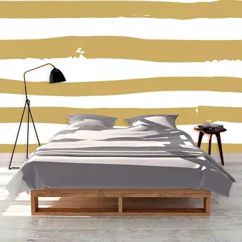 Tapeta Sablio Tapeta Zlaté pruhy - 125x75 cm