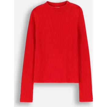 Dámský svetr Svetr pro dívku červený s lesklou nitkou, velikost 146 Coccodrillo ZC4