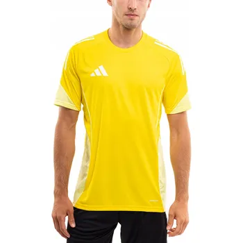 Pánské oblečení Pánské tričko adidas Tiro 25 Competition Training Jersey žluté S