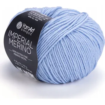 Příze Příze YarnArt Unique IMPERIAL MERINO 100% merino vlna 3340 modrá