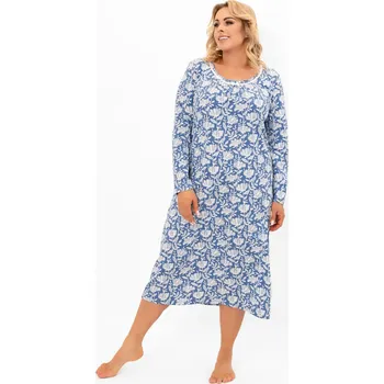 Dámská noční košile Italian Fashion Košile BOMA s dlouhým noční , velikost L