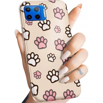 Pouzdro na mobilní telefon Zadní Kryt Hello Case pro Motorola Moto G 5G Plus béžový