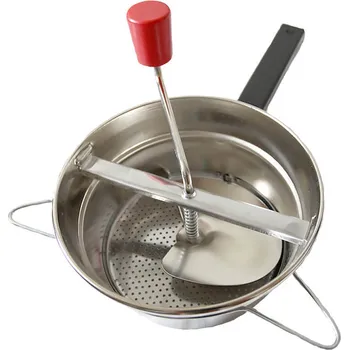 Kráječ na chleba Pasírovač ORIGINAL z nerezavějící oceli – 3 výměnná síta, maďarský výrobek