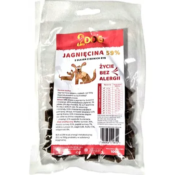 Krmivo pro psa Suché krmivo pro psy 2Dog jehněčí 100g lisované za studena, hypoalergenní