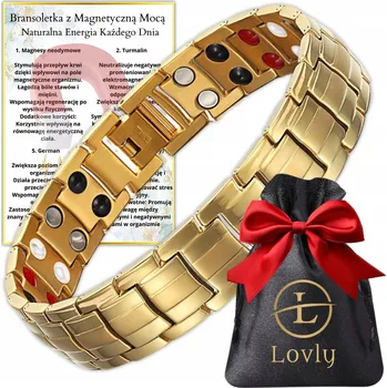 Náramek ČERNÝ ZDRAVOTNÍ NÁRAMEK PÁNSKÝ NÁRAMEK MAGNETICKÝ SILNÝ ORIGINÁL