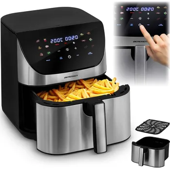 fritéza Horkovzdušná fritéza bez oleje Berdsen BD-659 stříbrná