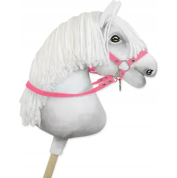Hobby horsing Oťaže pro Hobby Horse koně - růžové Super Hobby Horse