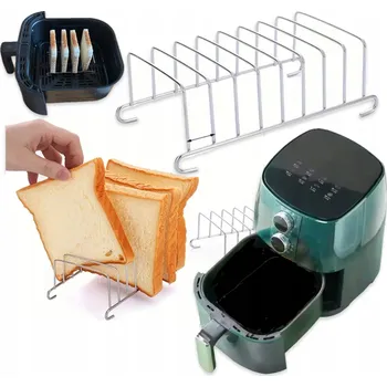 VLOŽKA STOJAN NA TOUSTY ROŠT PATRO DO HORKOVZDUŠNÉ FRITÉZY gril 15 x 9 Cm