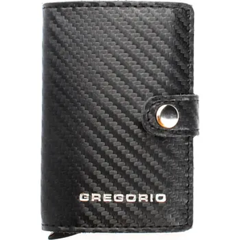 Peněženka Černá kožená minipeněženka