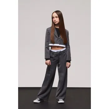 Dámské sako Dětské sako Patrizia Pepe A676 7S0280 šedá 90X, vel. 164