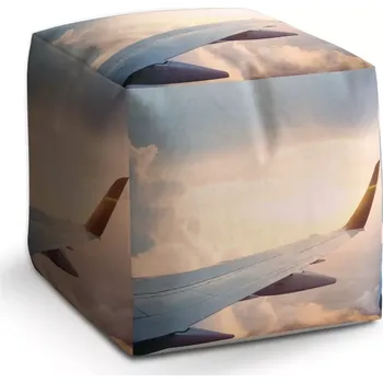 Taburet Sablio Taburet Cube Křídlo letadla: 40x40x40 cm