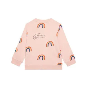 Pánská mikina Lacoste Mikina SJ8433 Růžová Regular Fit 10Y