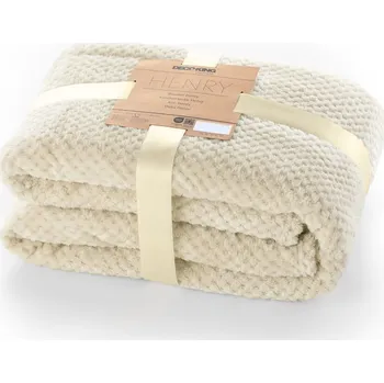 deka Béžová deka z mikrovlákna DecoKing Henry, 170 x 210 cm ID_886064