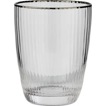 Sklenice Butlers CHELSEA Sklenice na vodu se stříbrným okrajem 300 ml