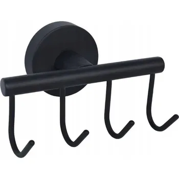 Věšák Háček na hmoždinky Bisk černý