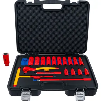 Gola sada VDE 3/8" 7 ÷ 22 mm BGS107137 s T-rukojetí (BGS107137)