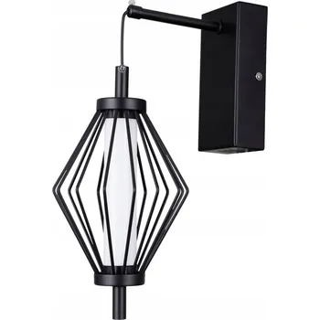 Nástěnné svítidlo Nástěnné svítidlo Italux černé, stříbrné s integrovaným LED zdrojem 5 W