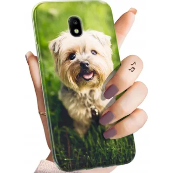 Pouzdro na mobilní telefon Zadní Kryt Hello Case pro Samsung Galaxy J3 2017 béžový