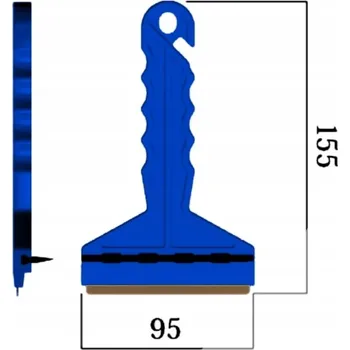 Autoškrabka Škrabka na okna Dtu24 Frost zelená