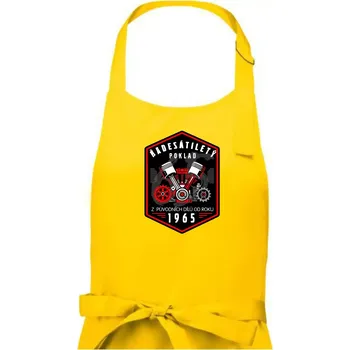Kuchyňská zástěra Šedesátiletý poklad z původních dílů 1966 - Pánská zástěra na vaření - Univerzální velikost ( Žlutá )