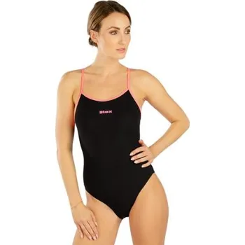 Dámská móda Dámské černé sportovní plavky Litex 6E394 černá 38