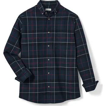 Pánská košile 689872 - Tchibo - Flanelová košile - pro muže - vel. L 41/42 - barva: modrá/kostkovaný