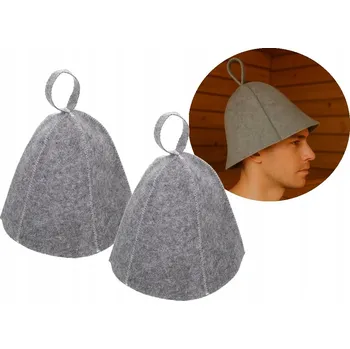 Filcová čepice do sauny, ochranná na vlasy, unisex *2
