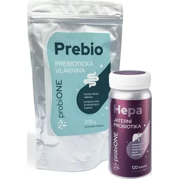 Balíček probiotik - probiONE Hepa + vláknina