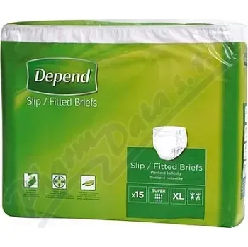 Inkontinenční vložka Depend Slip Super inkont.kalhotky vel.XL 15ks