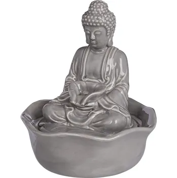Stojací lampa Butlers BALANCE Stolní fontána Buddha - šedá
