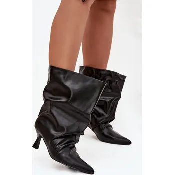 Dámská zimní obuv Boty na podpatku model 220892 Step in style 37