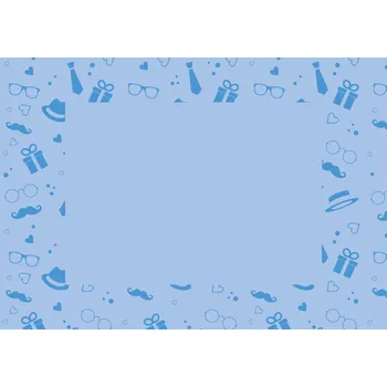 Dárková taška Dárková kartička s vlastním textem Modrý gentleman