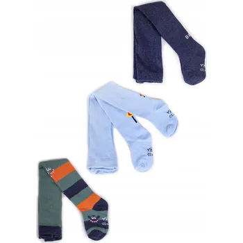 Dětská móda Chlapecké bavlněné Punčocháče balení 3 ks, 56-62, YOCLUB