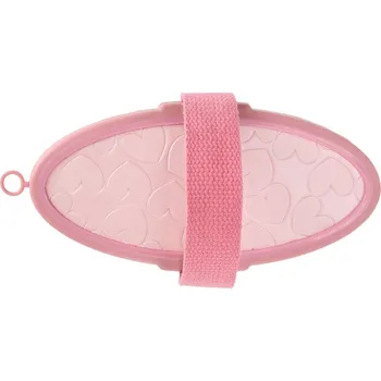 Čištění pro koně Kartáč na tělo Lyvia, růžový