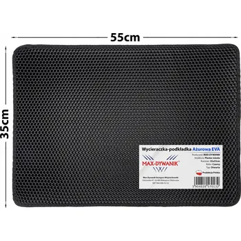 Rohožka Gumová rohožka hotová 35 x 55 cm